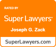 Rated By Super Lawyers | Joseph G. Zack | SuperLawyers.com